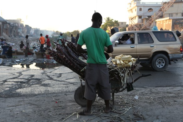 Vendeur de canne à sucre